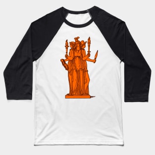 Greek Goddess Hecate Baseball T-Shirt